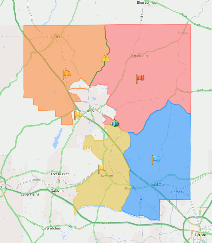 Dale County School Zone Maps Dale County Board of Education